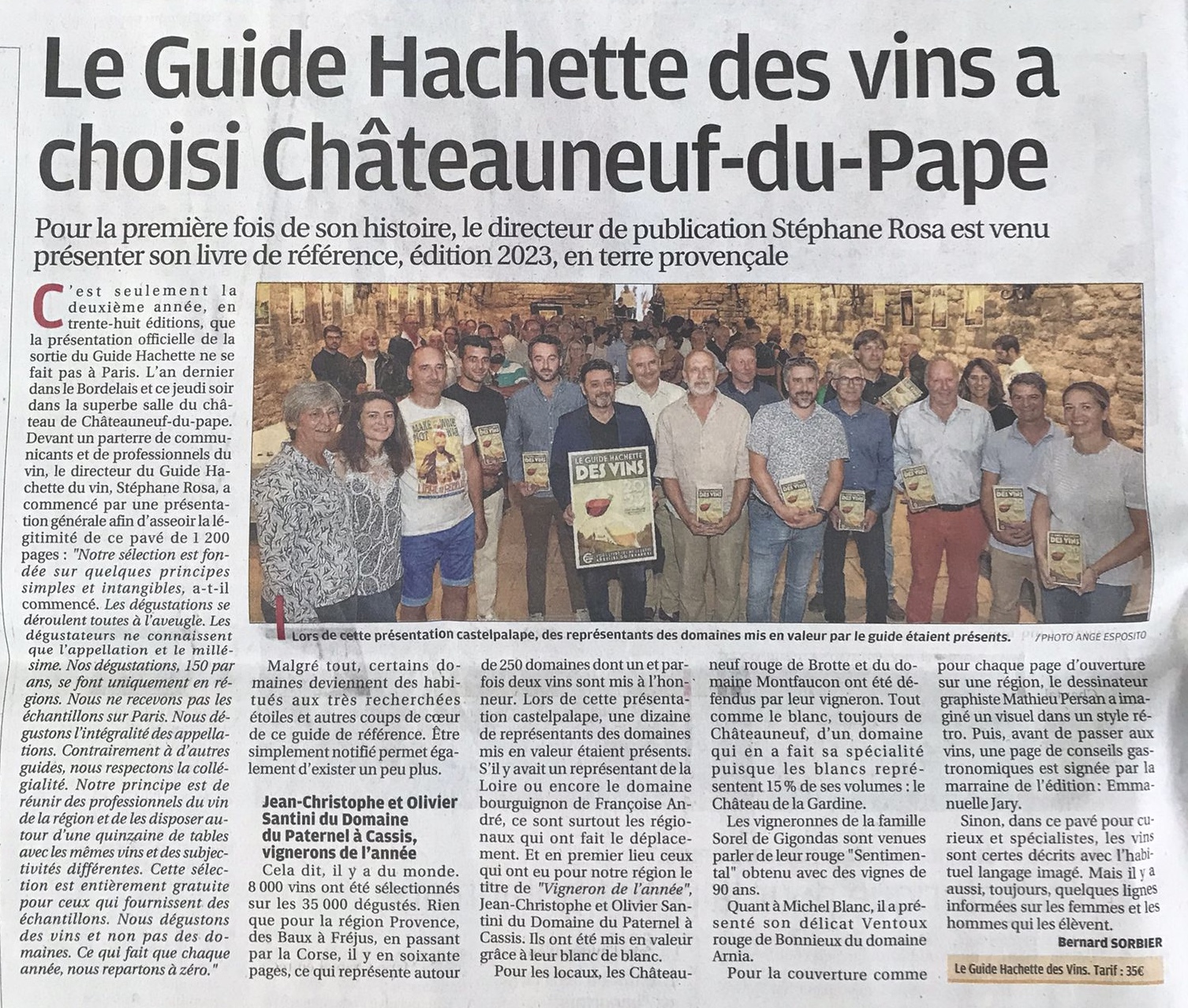 Lire la suite à propos de l’article Le domaine Arnia a été doublement sélectionné dans le Guide Hachette des vins édition 2023